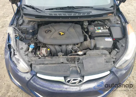 2013 Hyundai Elantra Gls из США, поврежденный, VIN KMHDH4AE7DU809260